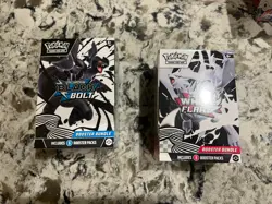 Pokemon TCG Black Bolt And White Flare Booster Bundles x2 New Sealed - Image 1
