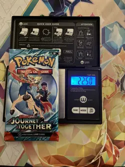Heavy! Over 22.50 Gram Pokemon Journey Together Booster Pack Sealed - Image 1