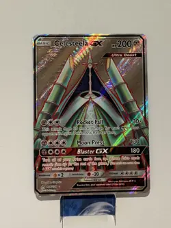 Pokemon TCG Celesteela GX (Full Art) Ultra Rare SM - Ultra Prism 144/156 NM - Image 1