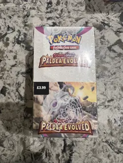 Pokemon Scarlet & Violet Paldea Evolved Half Booster Box - Factory Sealed - Image 1