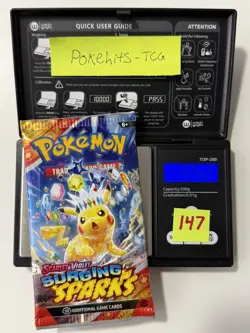 (HEAVY)🔥 22.52g Pokemon TCG Surging Sparks Booster Pack Factory Sealed✅ - Image 1