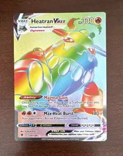 Pokemon Heatran VMAX Astral Radiance Secret Rare Holo 191/189 330HP - Image 1