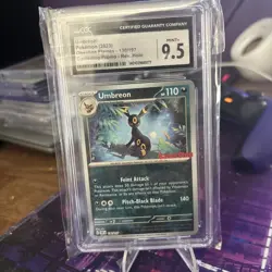 2023 Pokemon Umbreon 130/197 Obsidian Flames Gamestop Promo CGC 9.5 - Image 1
