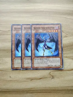 Yu-Gi-Oh! - Blackwing - Shura The Blue Flame 3X - Complete Playset - Image 1