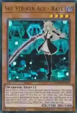 Sky Striker Ace - Raye - MAMA-EN004 - Ultra Rare - 1st Edition - Lightly Played - Image 1