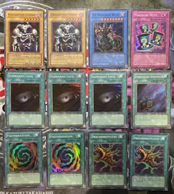 Yu-Gi-Oh! 12x Super Rare H. Totenkopf, S. Loch, Polymerisation LOB DB1 PSV SDK - Image 1