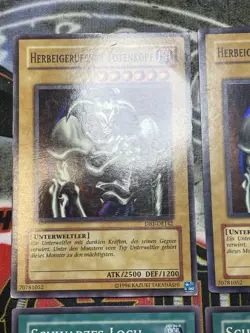 Yu-Gi-Oh! 12x Super Rare H. Totenkopf, S. Loch, Polymerisation LOB DB1 PSV SDK - Image 2