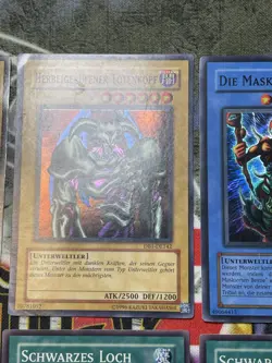 Yu-Gi-Oh! 12x Super Rare H. Totenkopf, S. Loch, Polymerisation LOB DB1 PSV SDK - Image 3