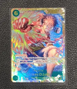 Monkey D. Luffy Alternative Art OP13-118 Carrying On His Will English NM - Image 1