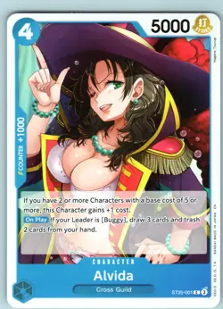 One Piece Alvida C Starter Deck 25: BLUE Buggy ST-25 ST25-001 NM - Image 1
