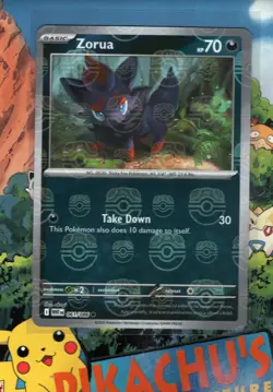 Pokemon TCG Zorua (Master Ball Pattern) 061/086 Sv: White Flare Holo NM/M - Image 1