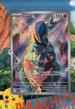 Pokemon TCG Sawk 130/086 SV: White Flare Holo NM/M - Image 1