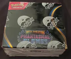 Pokemon Mega Evolution Phantasmal Flames Booster Box 36 Packs Sealed - Image 1