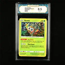 TQG 8.5 NM-MT+ 2022 Pokemon x Mcdonald's ENG Rowlet 2/15 - Image 1