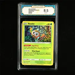 TQG 8.5 NM-MT+ 2022 Pokemon x Mcdonald's ENG Rowlet 2/15 - Image 2