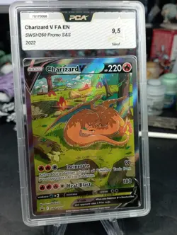 POKEMON CHARIZARD - PROMO FULL ART HOLO - SWSH260 - UPC PCA 9.5 - Image 1