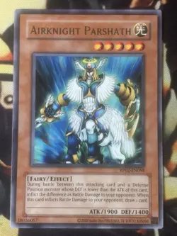 Yugioh: Airknight Parshath - RP02-EN058 - Rare - Unlimited 2020 Reprint - NM - Image 1