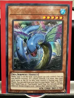 Yu-Gi-Oh! TCG Ocean Dragon Lord-Kairyu-Shin Legendary Duelists: LED9-EN017 - Image 1