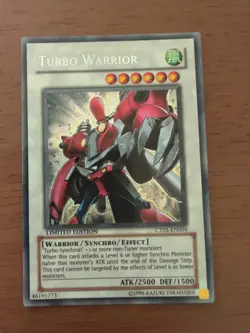 CT05-EN004 Turbo Warrior Secret Rare Limited Edition - Image 1