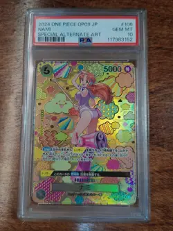 PSA 10 Nami 106 Emperors in the New World OP09 Japanese One Piece Card 2024 - Image 1