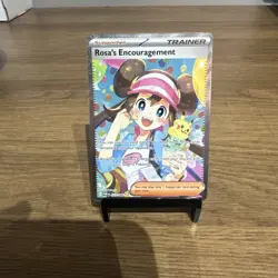 Pokemon TCG Rosa's Encouragement Perfect Order 123/088 SAR Holo Trainer Card - Image 1