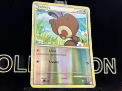 Sentret 80/123 Reverse Holo HeartGold SoulSilver Pokemon Card - Image 4