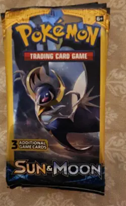Older Packs Of Sun And Moon Pokemon Card Lot New - Image 2