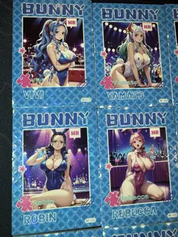 One Piece 9 x Collectible Character Anime Waifu Cards CCG Bunny Ladies Special - Image 2