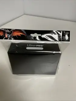 Ultra Pro 3 Compartment Oversized Deck Box - BLACK - Stores Larger Gaming Cards - Image 1