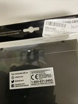 Ultra Pro 3 Compartment Oversized Deck Box - BLACK - Stores Larger Gaming Cards - Image 3