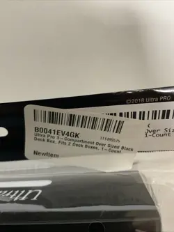 Ultra Pro 3 Compartment Oversized Deck Box - BLACK - Stores Larger Gaming Cards - Image 4