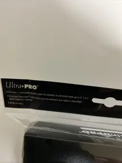 Ultra Pro 3 Compartment Oversized Deck Box - BLACK - Stores Larger Gaming Cards - Image 5