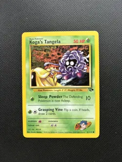 Pokemon Card Gym Challenge Koga's Tangela 81/132 WOTC - Image 1