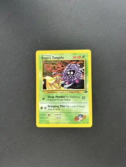 Pokemon Card Gym Challenge Koga's Tangela 81/132 WOTC - Image 2