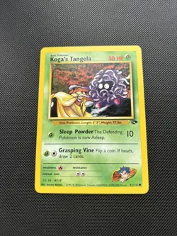 Pokemon Card Gym Challenge Koga's Tangela 81/132 WOTC - Image 3