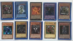 10 x Vintage 1996 Yu-Gi-Oh Cards - Image 1