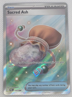 Sacred Ash 115/088 Perfect Order Ultra Rare Pokemon Trainer Card - NM - Image 1