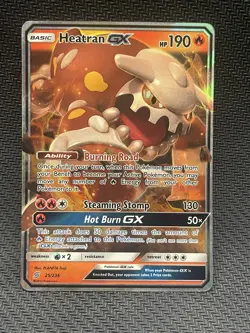 Heatran GX - 25/236 - Ultra Rare - Unified Minds - Pokemon Card - NM/M - Image 1