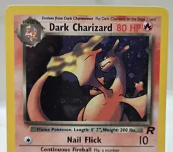 Dark Charizard #4 Team Rocket Holo Rare Pokemon Card LP-NM - Image 3