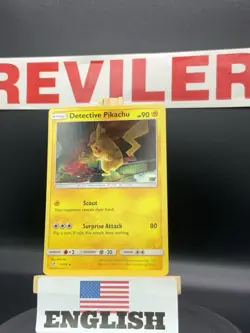 Pokemon Pikachu Shining Legends Cracked Ice Holo 28/73 HP60 Card 2017 - LP - Image 1