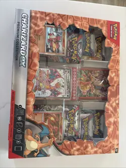 Pokemon Charizard EX Premium Collection Box Booster Promo Trading Card Game - Image 2