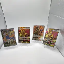 Pokemon Card Lot 4 Zacian Zamazenta Mega Lopunny EX GX Holo Standard English - Image 1