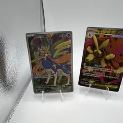 Pokemon Card Lot 4 Zacian Zamazenta Mega Lopunny EX GX Holo Standard English - Image 2