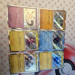 Pokemon TCG 6 Card Lot Basic Holo Mimikyu Mankey Toxel Palafin Cyclizar English - Image 1