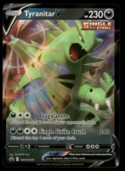 Tyranitar V NM SWSH109 SWSH: Sword & Shield Promo Cards Pokemon Card - Image 1