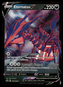 Eternatus V NM SWSH064 SWSH: Sword & Shield Promo Cards Pokemon Card - Image 1