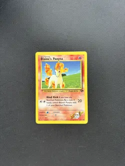 Pokemon Card Gym Challenge Blaine's Ponyta 64/132 WOTC - Image 3