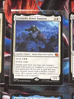 TMNT MTG Collection Lot #1 Over 100 Near Mint Cards (Mythic,R,UC,C) - Image 2