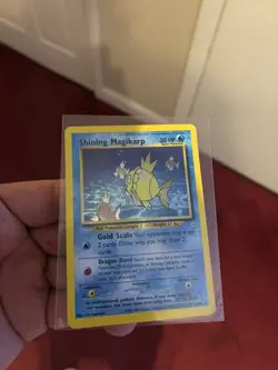 Pokemon TCG Shining Magikarp Neo Revelation Holo Card 66/64 Secret Rare - Image 1