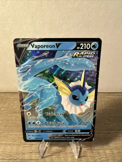 Vaporeon v SWSH150 SWSH: Sword & Shield Promo Cards Holo - Image 1